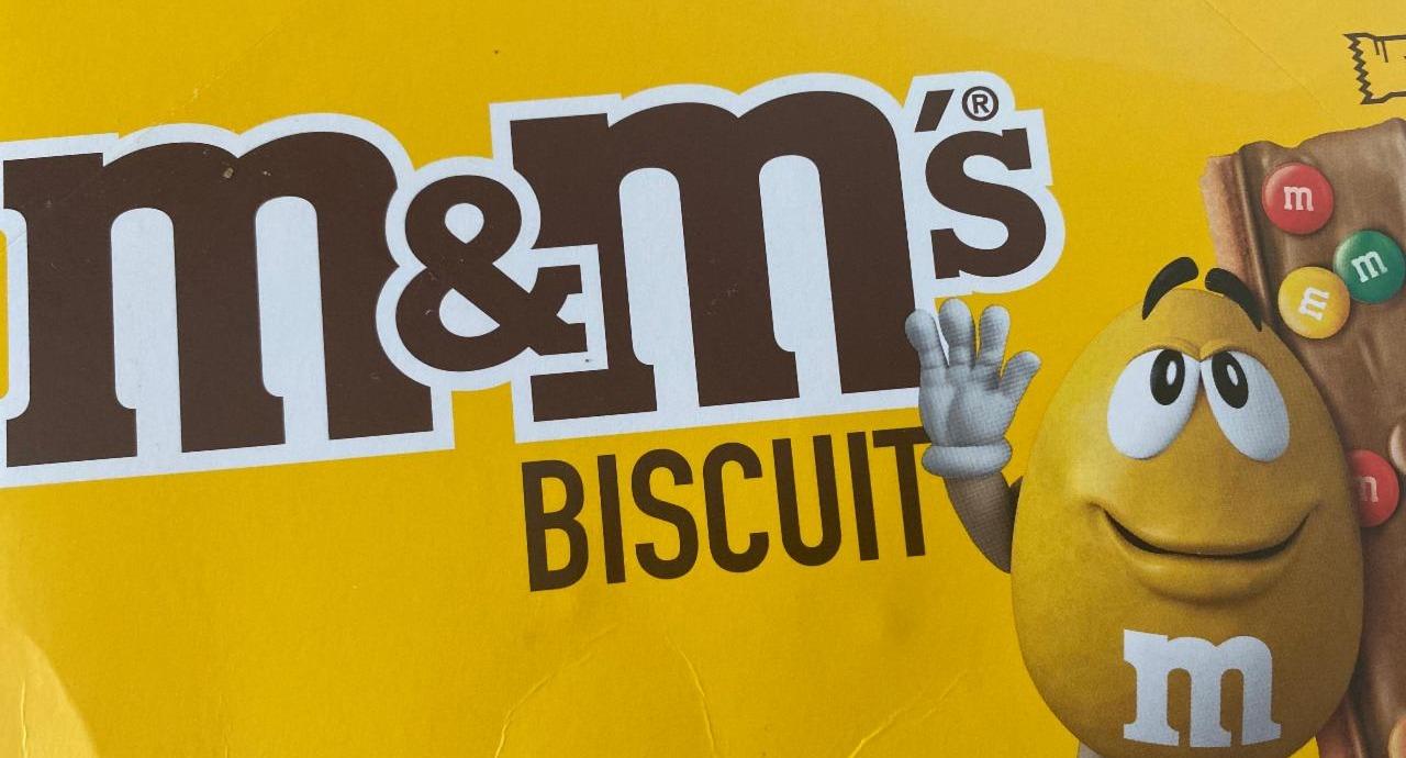 Фото - M&M's Chocolate Milk Biscuit Bars Of Cookies Crisp Mars