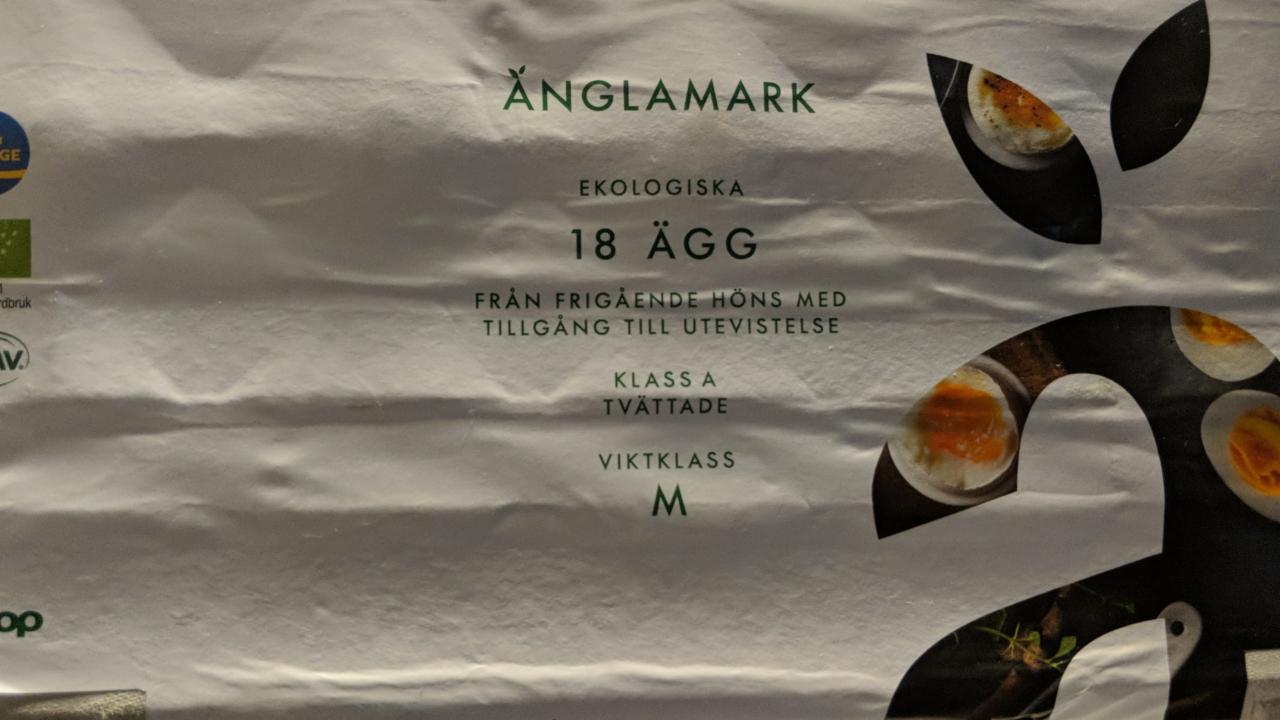 Фото - Яйця Еко Änglamark