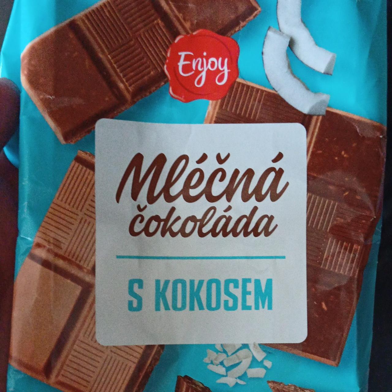 Фото - Mlécná čokoláda s kokosem Enjoy