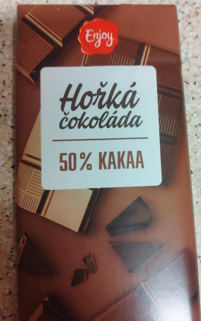 Фото - Hořká čokoláda 50% kakaa Enjoy