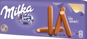 Фото - Печиво-палички Lila Sticks вкрите молочним шоколадом Milka