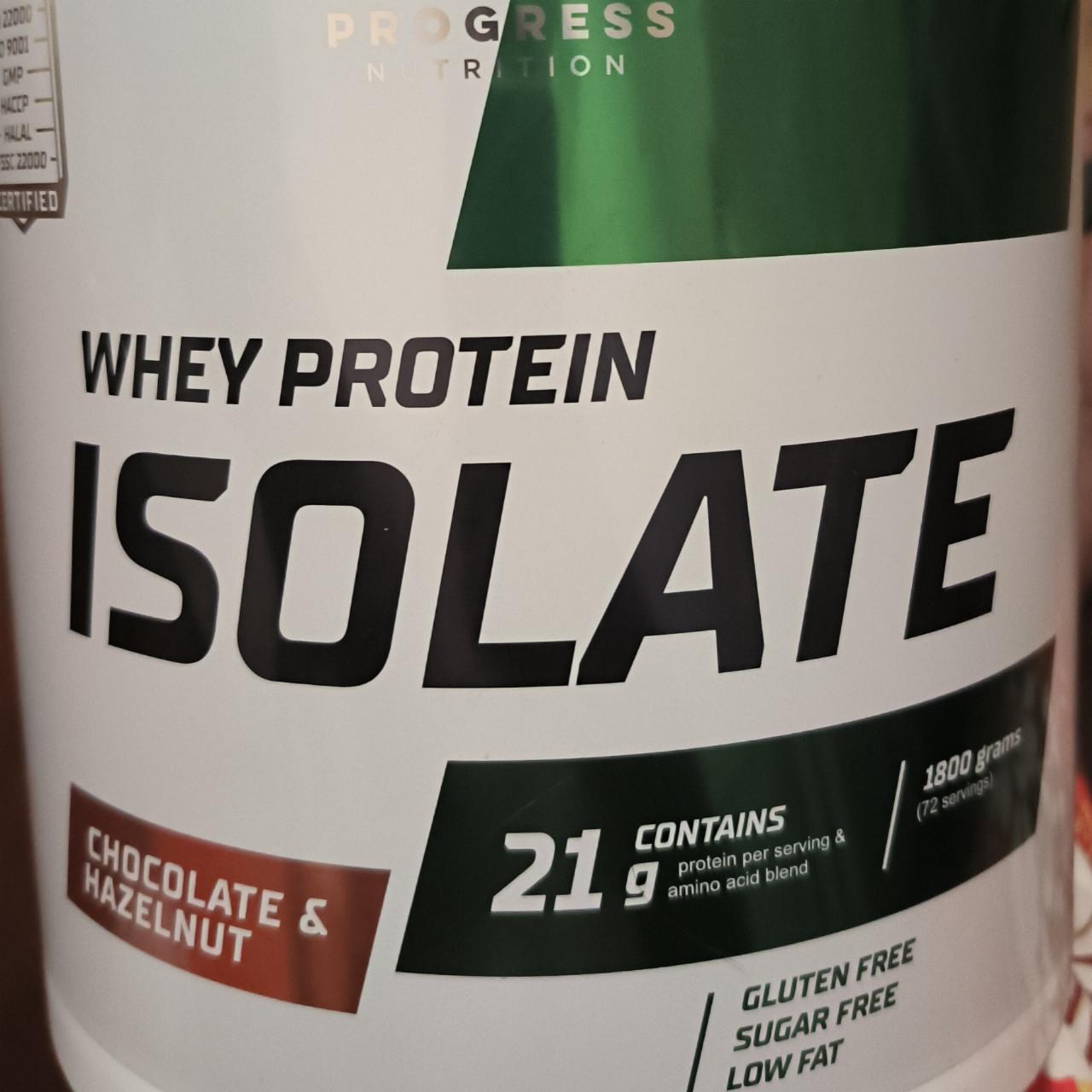 Фото - Протеїн Whey Protein Isolate Progress Nutrition