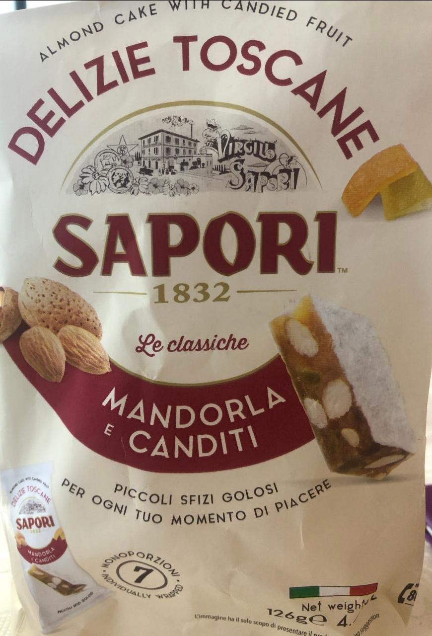 Фото - Смаки тосканських делікатесів - класичний мигдаль та цукати Sapori