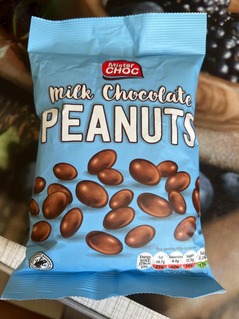 Фото - Арахіс в шоколаді Milk Chocolate Peanuts Mister Choc