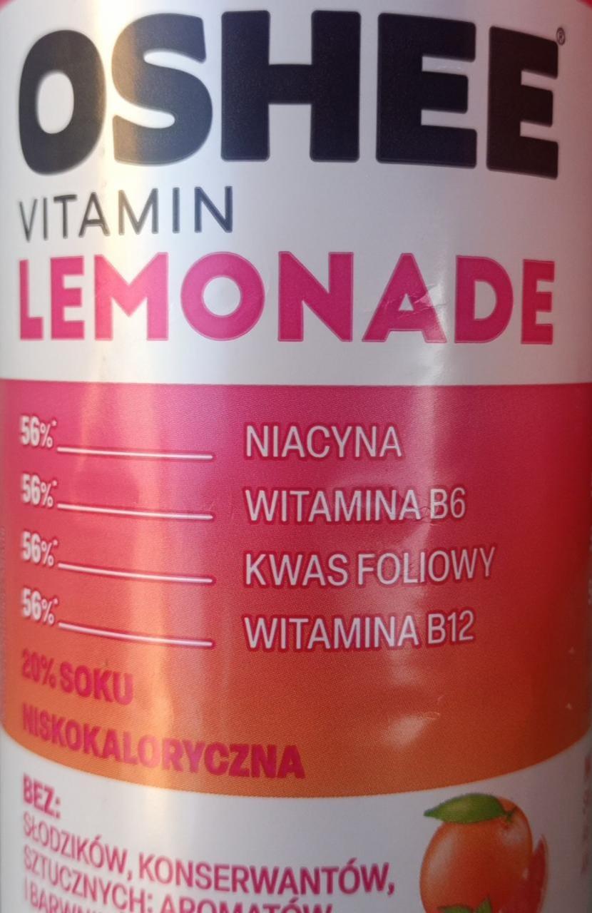 Фото - Vitamin Lemonade малиново-грейпфрутовий Oshee