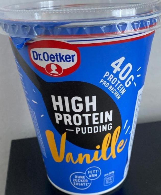 Фото - High protein puding vanille (proteinový puding bourbon vanilka) Dr.Oetker