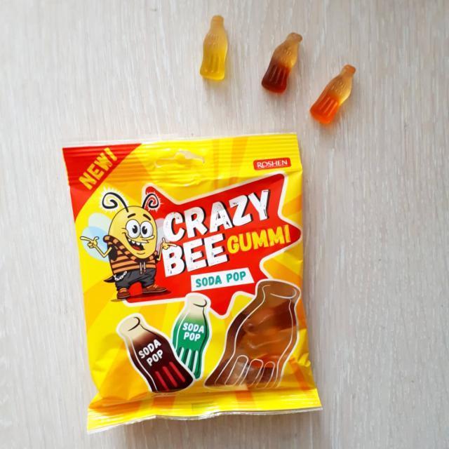Фото - цукерки crazy bee soda pop рошен