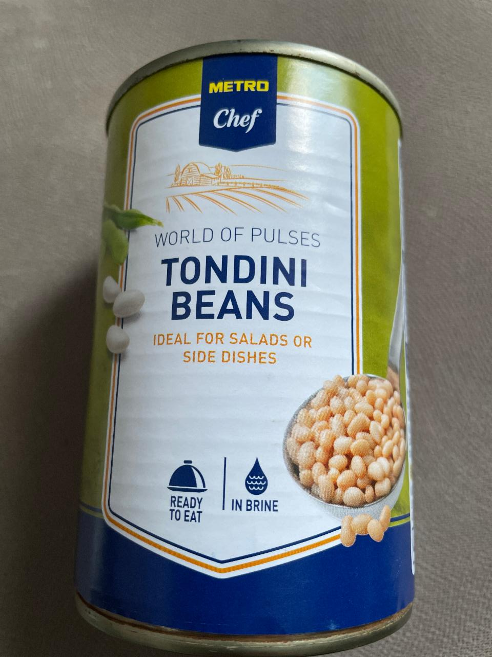Фото - Квасоля у розсолі Тондіні Tondini Beans Metro Chef