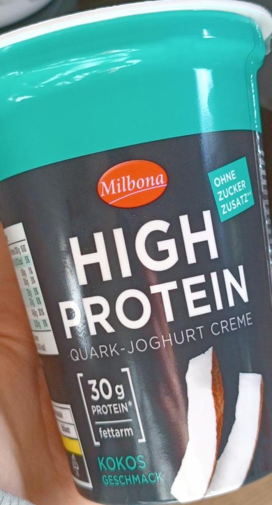 Фото - High Protein Quark-Joghurt creme Kokos geschmack Milbona