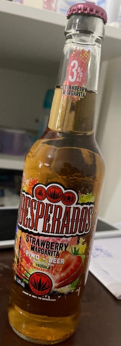 Фото - Пиво ароматизоване зі смаком полуниці Margarita Desperados