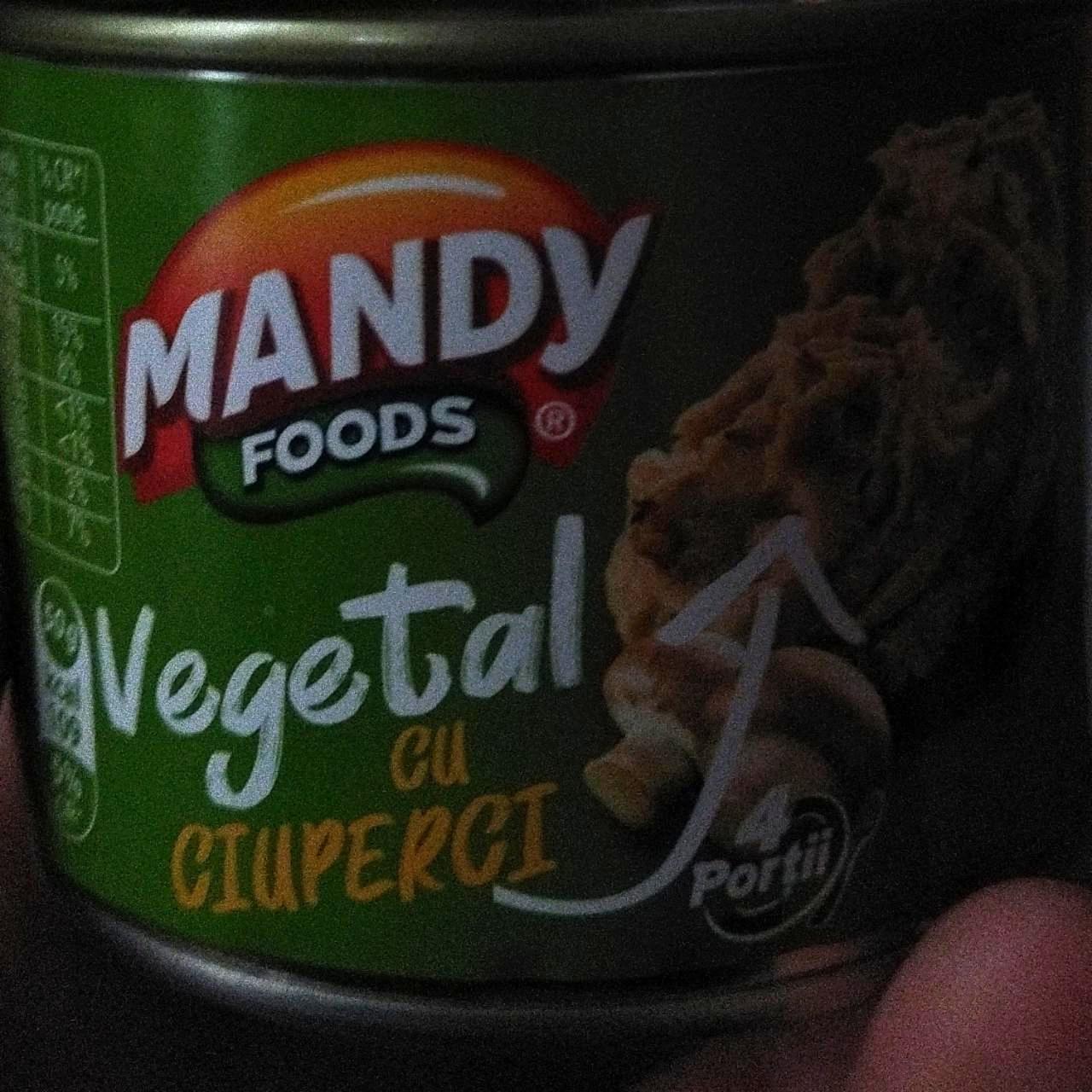 Фото - Vegetal cu ciuperci Mandy foods