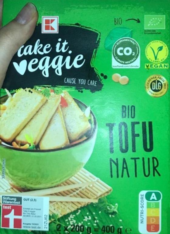 Фото - Тофу K-take it veggie Bio Tofu natur Kaufland