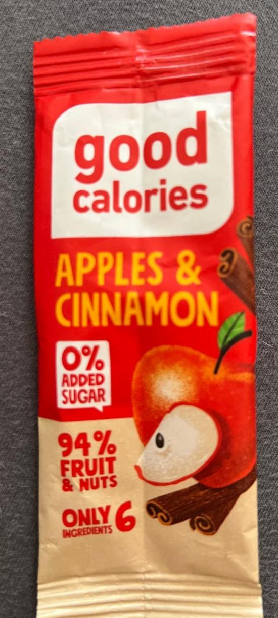Фото - Батончик фініковий без цукру Apples & Cinnamon Good Calories