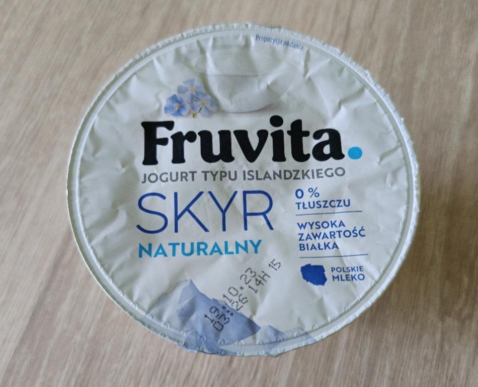 Фото - Йогурт натуральний 0% жиру з високим вмістом білка Skyr naturalny FruVita