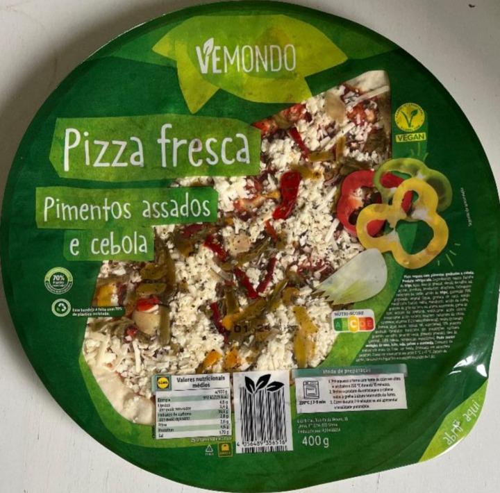 Фото - Pizza Fresca pimentos assados e cebola Vemondo