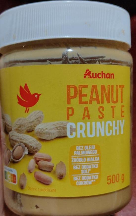 Фото - Арахісова паста кранч Peanut Paste Crunchy Auchan