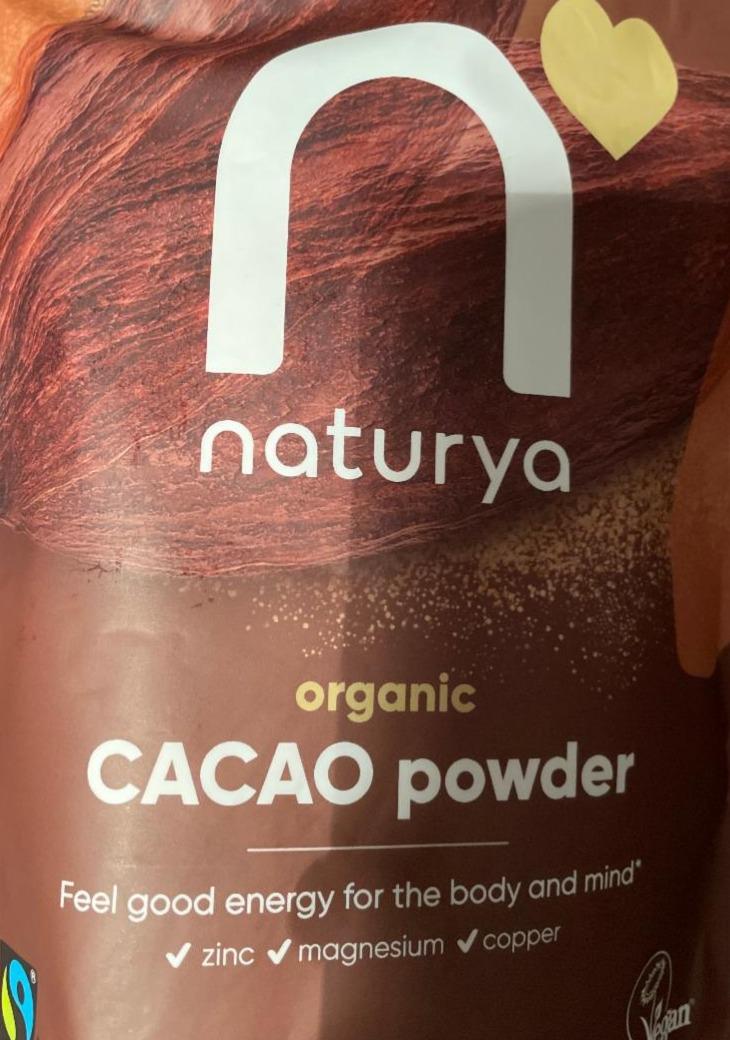 Фото - Organic Cacao Powder Gluten Free Vegan Naturya