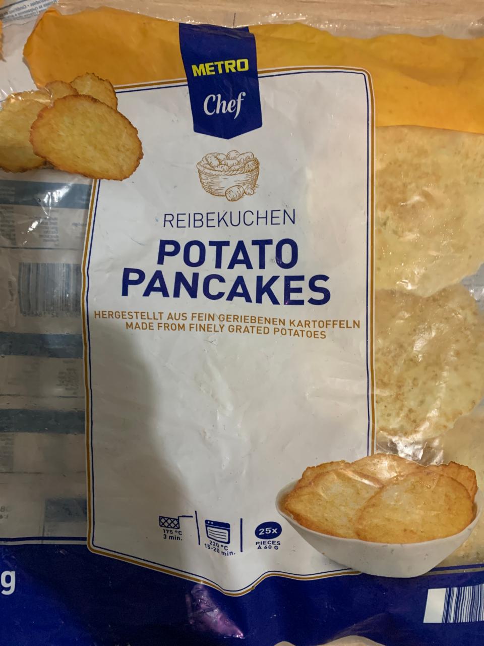 Фото - Картопляні оладки Potato Pancakes Metro Chef