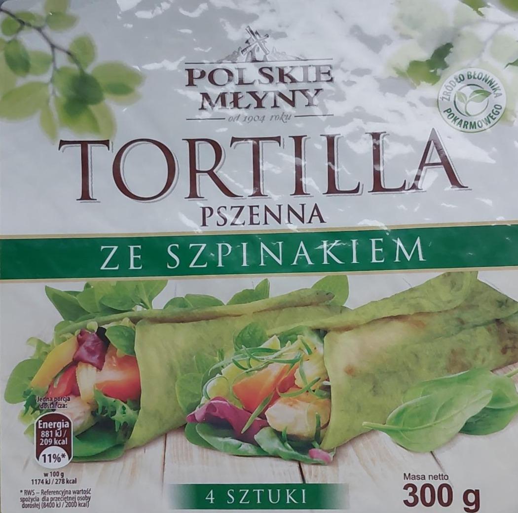 Фото - Tortilla pszenna ze szpinakiem Polskie młyny