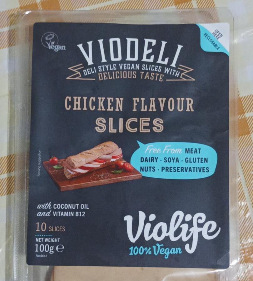 Фото - Курячі слайси Chicken Flavour Slices Vegan Violife