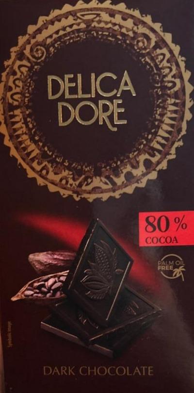 Фото - Delicadore Víceprocentní hořká čokoláda 80% Baron