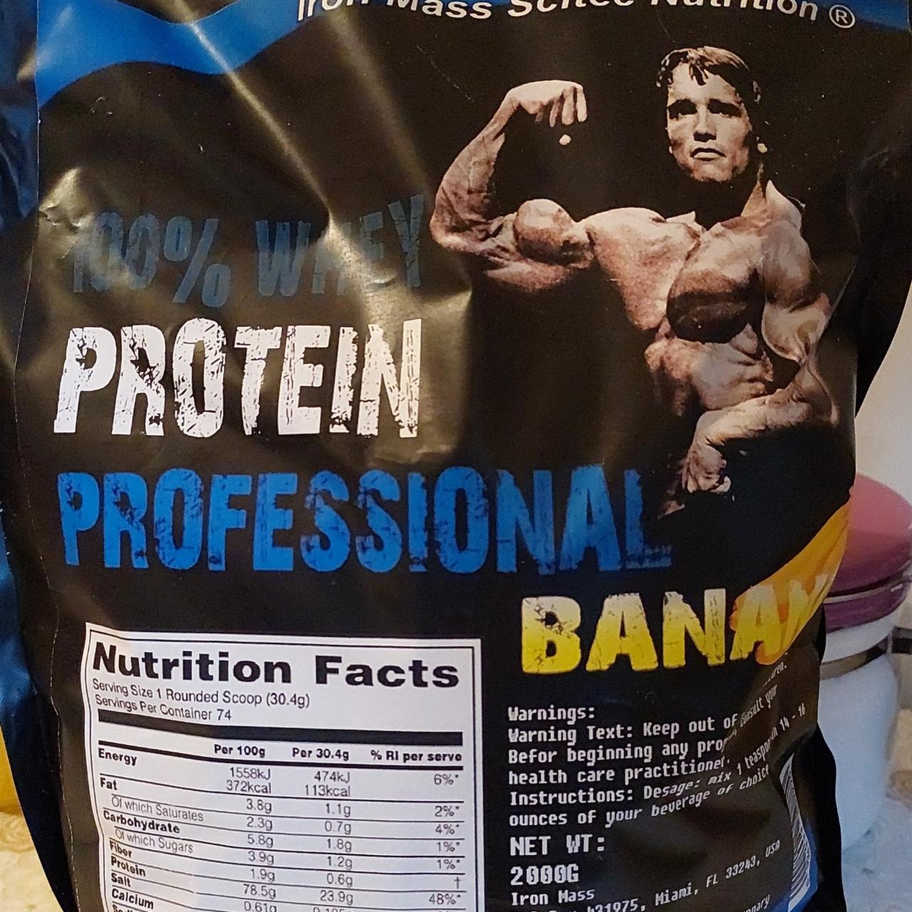 Фото - Протеїн 100% Whey Protein Iron Mass Scitec Nutrition