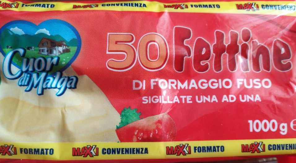 Фото - сир пластинками 50 Fettine Cuor di Malga