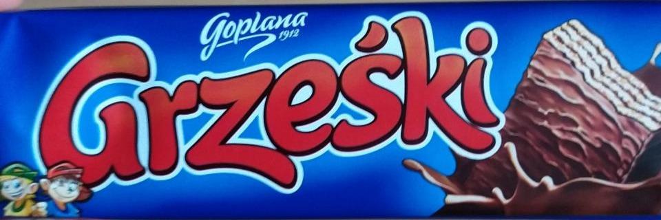 Фото - Вафельні шари з кремом какао в шоколаді Grześki Goplana
