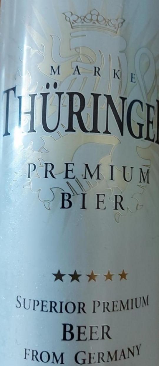 Фото - Пиво світле фільтроване пастеризоване Преміум Thuringer