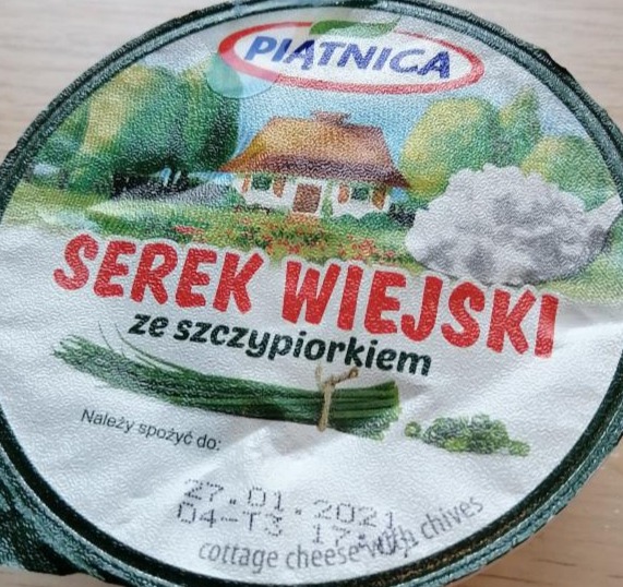 Фото - Сир Селянський з зеленою цибулею Piątnica