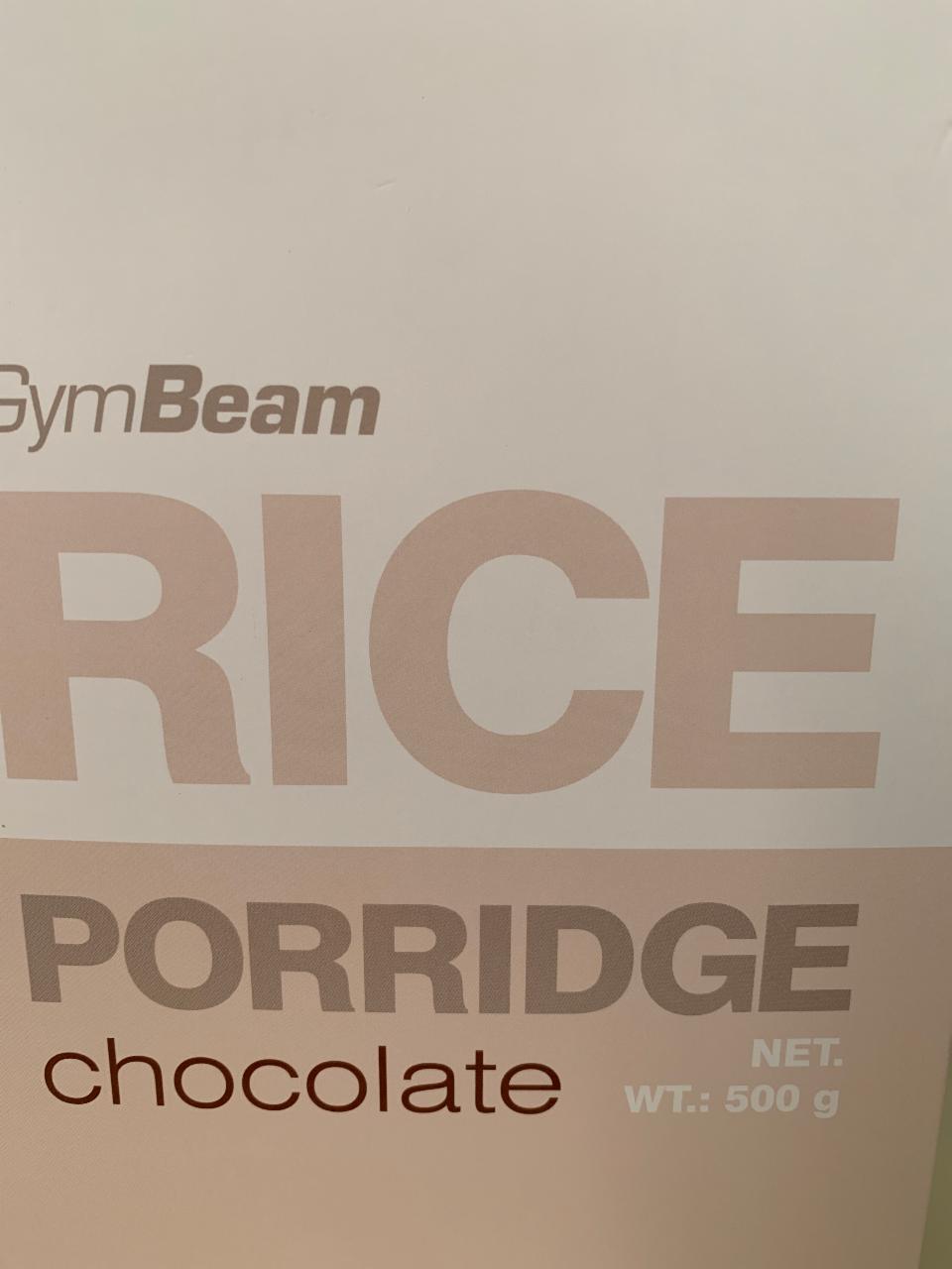 Фото - Каша рисова шоколадна Rice Chocolate Porrige GymBeam