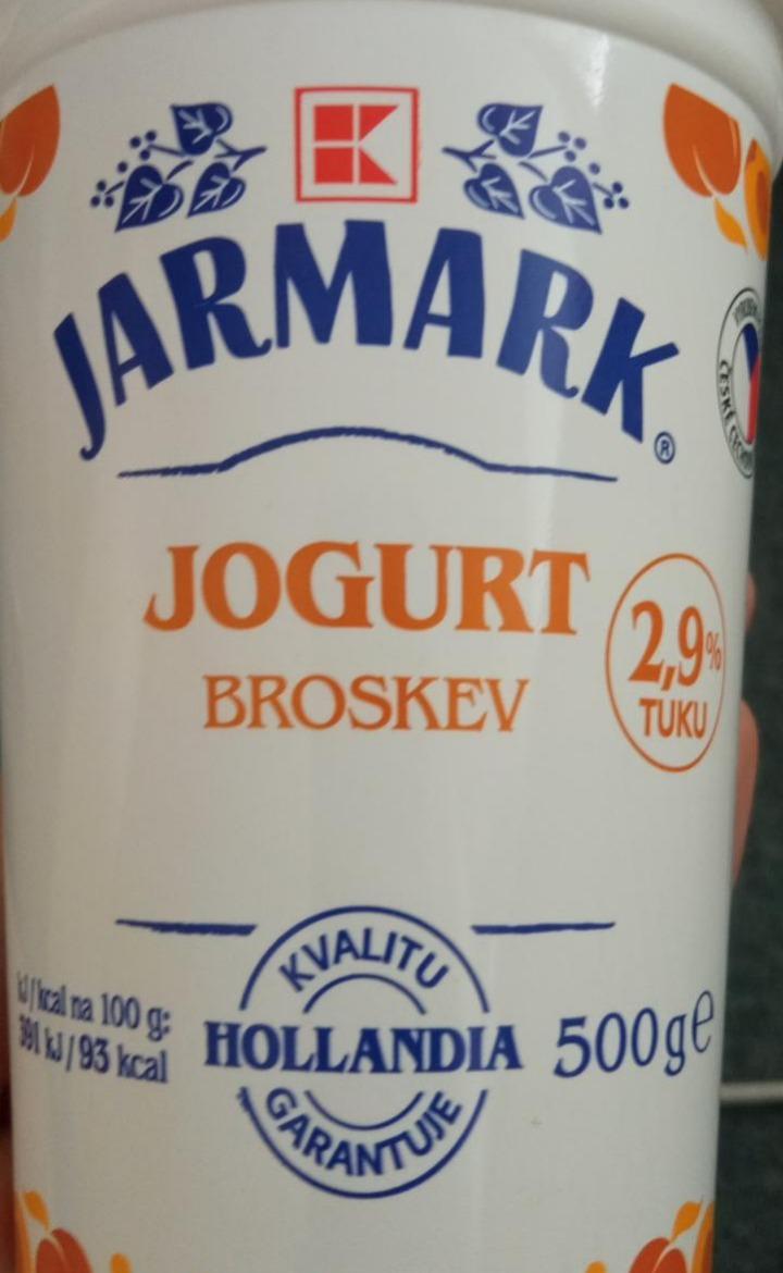 Фото - Йогурт фруктовий Персик 2.9% жиру K-Jarmark