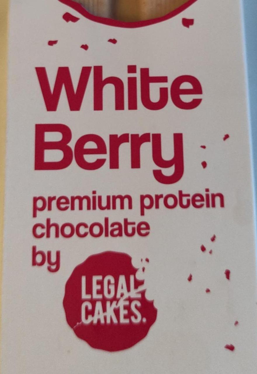 Фото - White Berry premium protein chocolate by Legal Cakes