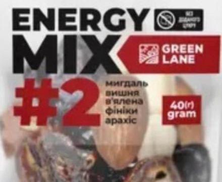 Фото - Energy Mix мигдаль вишня в'ялена фініки арахіс Green Lane