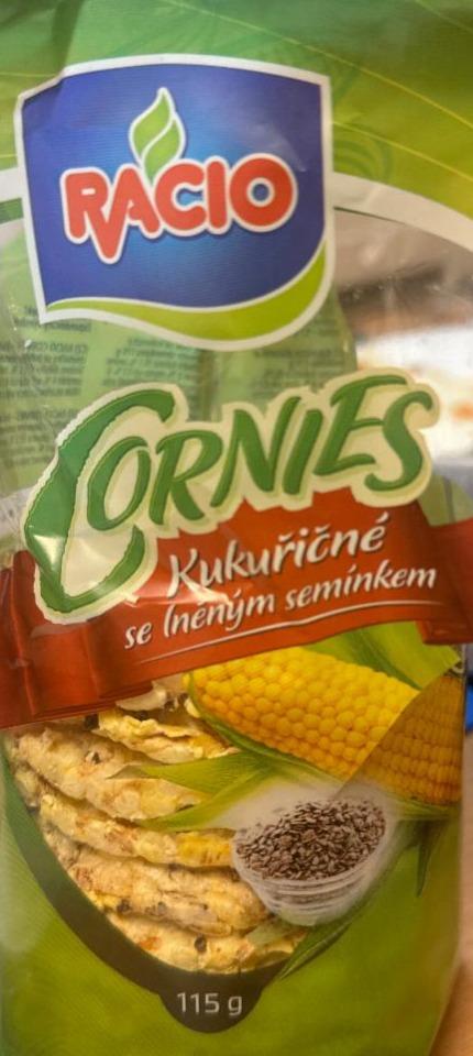 Фото - Cornies kukuřičné se lněným semínkem Racio