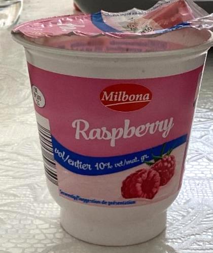 Фото - Йогурт малиновий Raspberry Milbona