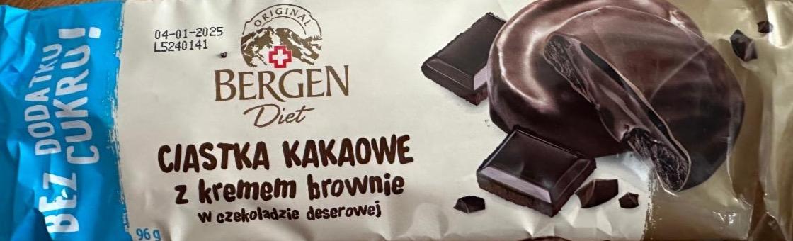 Фото - Ciastka kakaowe z kremem brownie Bergen