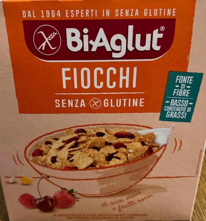 Фото - Пластівці з рису кукурудзи та червоними ягодами без глютену BIAglut