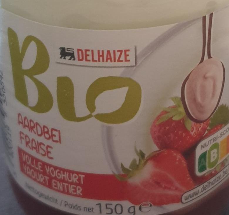 Фото - Органічний йогурт з цільної полуниці Delhaize