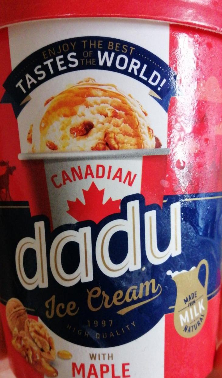 Фото - Морозиво вершкове Canadian Dadu