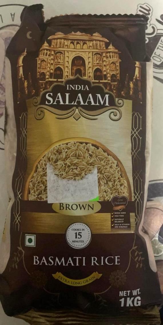 Фото - Рис коричневий Basmati RIce India Salaam