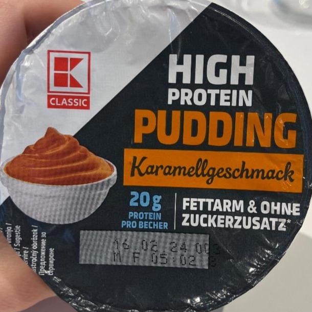 Фото - High protein pudding Karamellgeschmack K-Classic