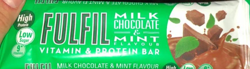 Фото - Milk Chocolate & Mint Vitamin & Protein Bar Fulfil
