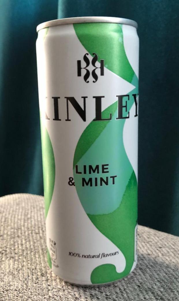 Фото - Напій сильногазований зі смаком лайм-м'ята Lime & Mint Carbonated Drink Kinley