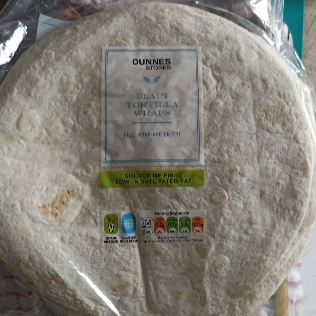 Фото - Dunnes stores Plain Tortilla wraps