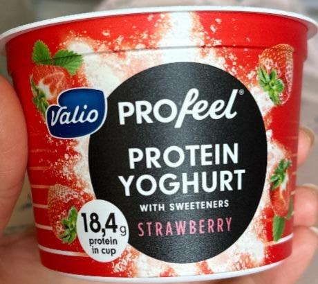 Фото - Протеїновий йогурт Profeel полуниця Valio