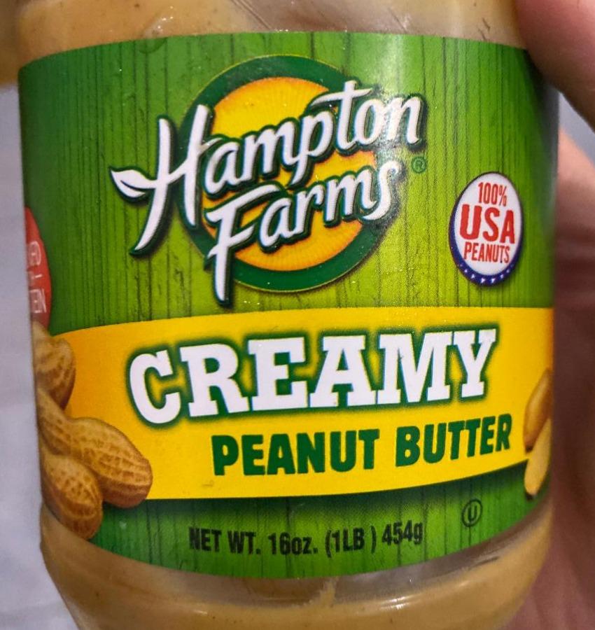 Фото - Паста арахісова Creamy Peanut Butter Hampton Farms