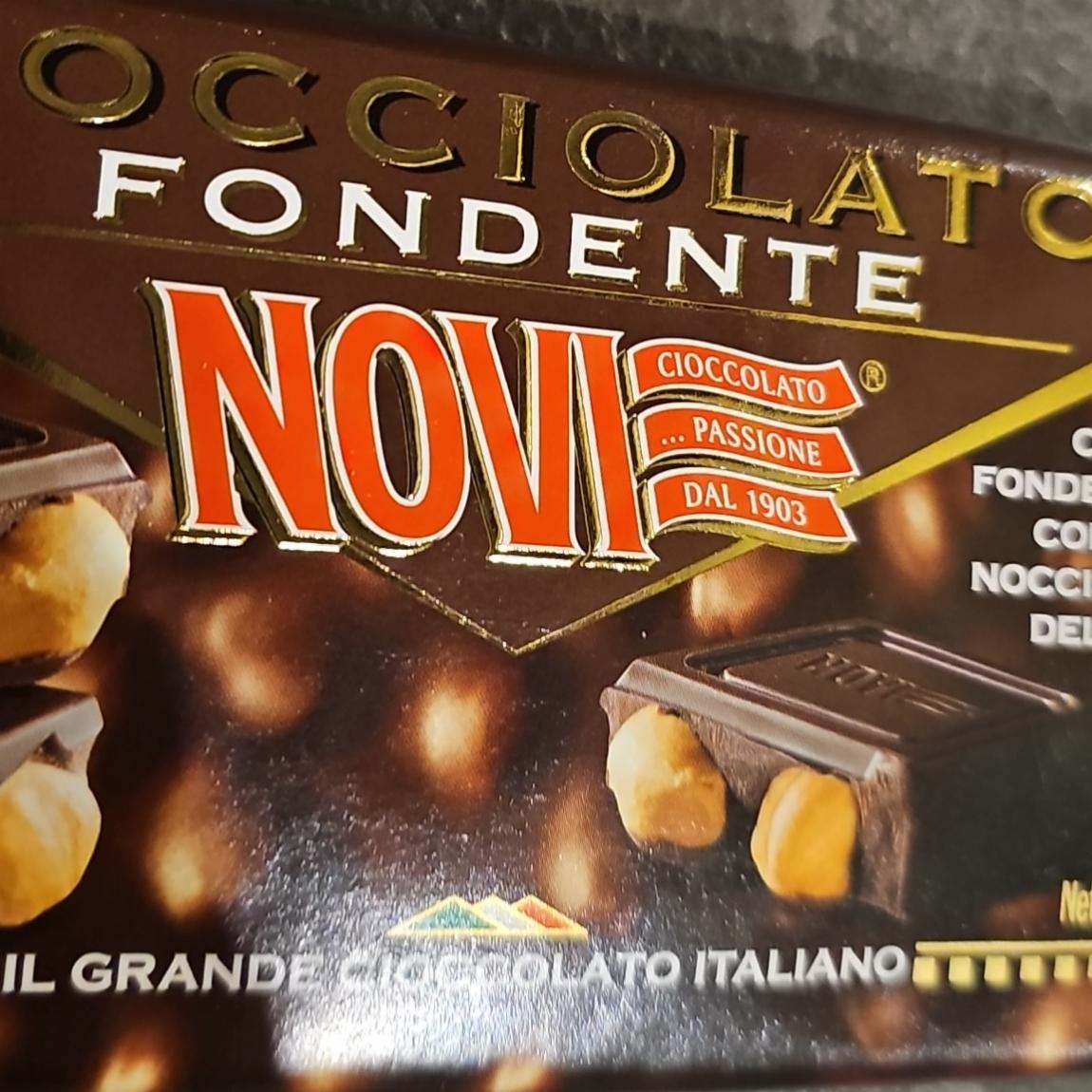 Фото - Шоколад чорний з фундуком Nocciolato Fondente Novi