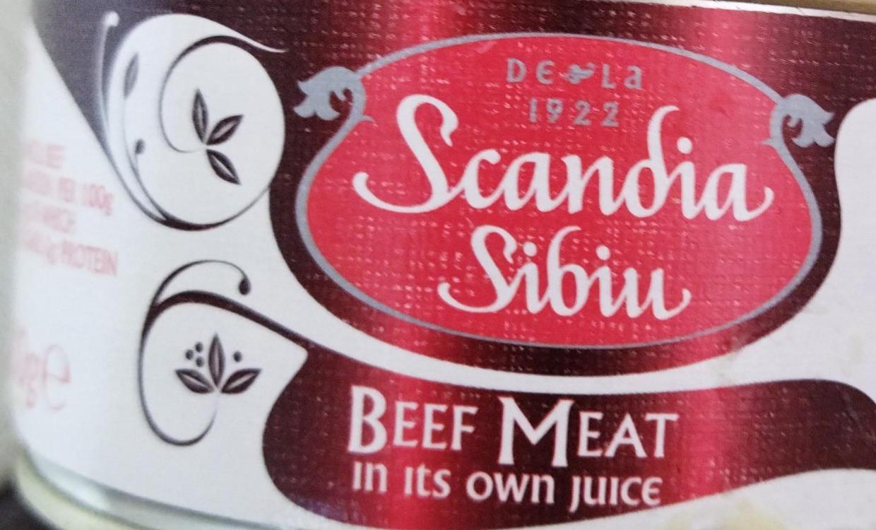 Фото - Beef meat in its own juice Scandia Sibin