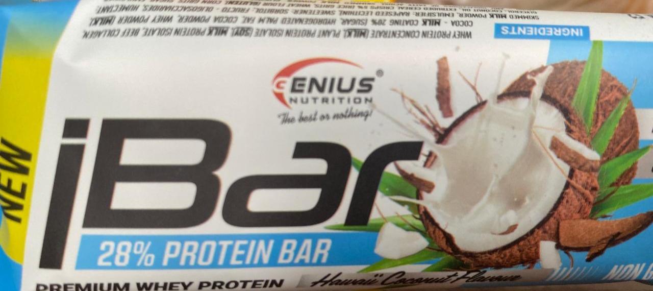 Фото - iBar Protein Bar 28% Genius Nutrition